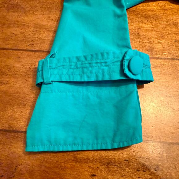 Luii Jacket Fully Lined 3/4 Sleeve Womens Sz M Blue 2-Button Front wi Tie A-0078 - Picture 9 of 13